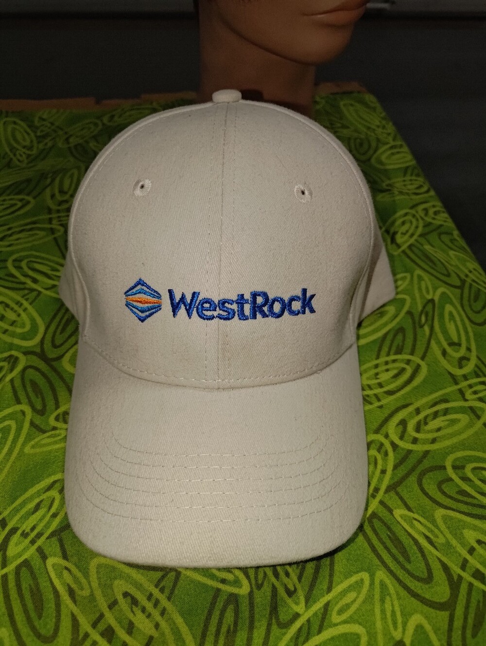 WestRock Embroidered Logo Trucker Strapback Hat Cap OSFA